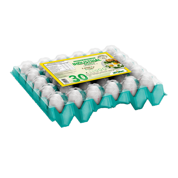 Ovos Galinha Industrial Branco com 30 Plastificado Avine - Image 2