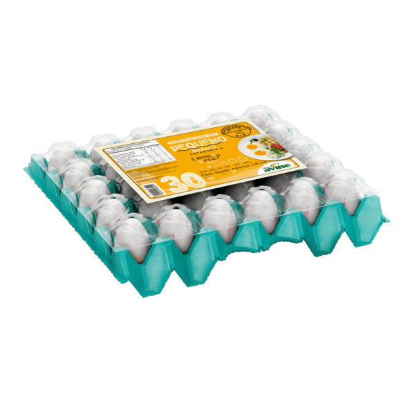 Ovos Galinha Pequeno Branco com 30 Plastificado Avine - Image 2