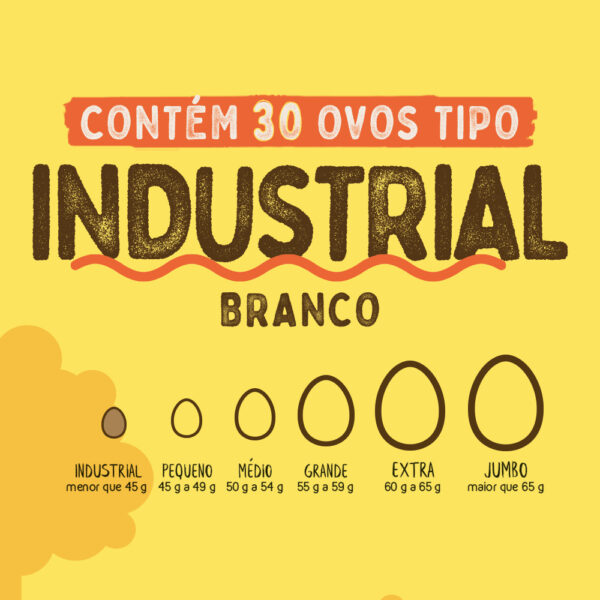 Ovos Galinha Industrial Branco com 30 Plastificado Avine - Image 3