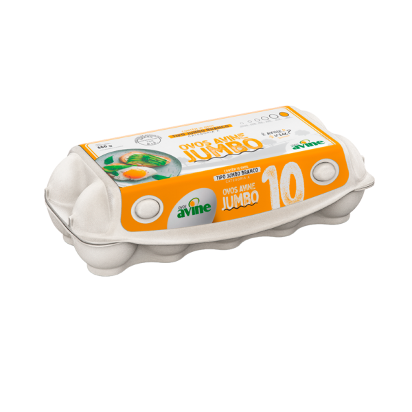 Ovos Galinha Jumbo Branco com 10 Polpa Lisa Avine - Image 2