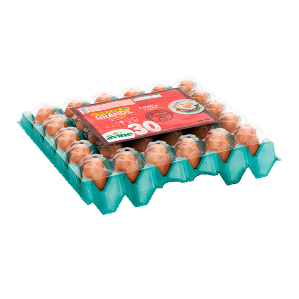 Ovos Galinha Grande Vermelho com 30 Plastificado Avine - Image 2